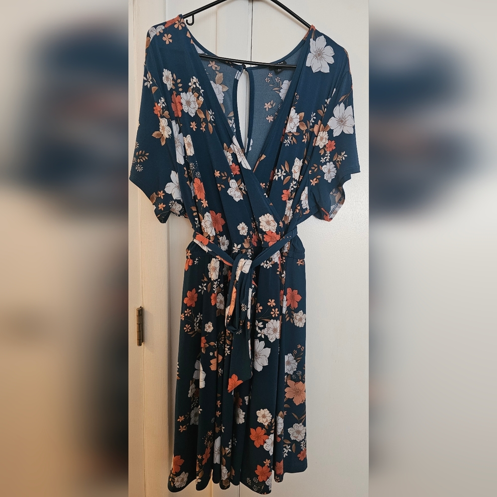 Floral Wrap Dress